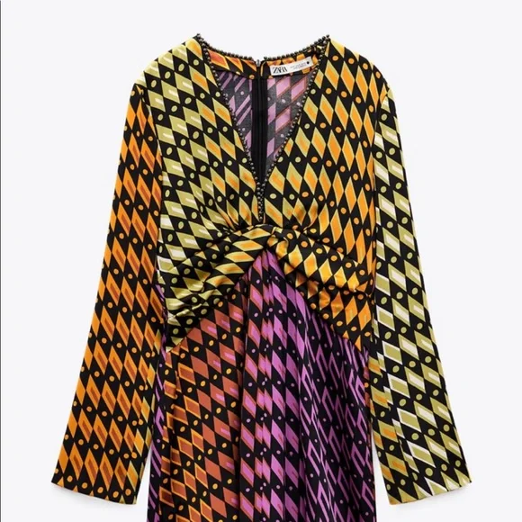 strapless open back dress Zara dress  Ageless.ee